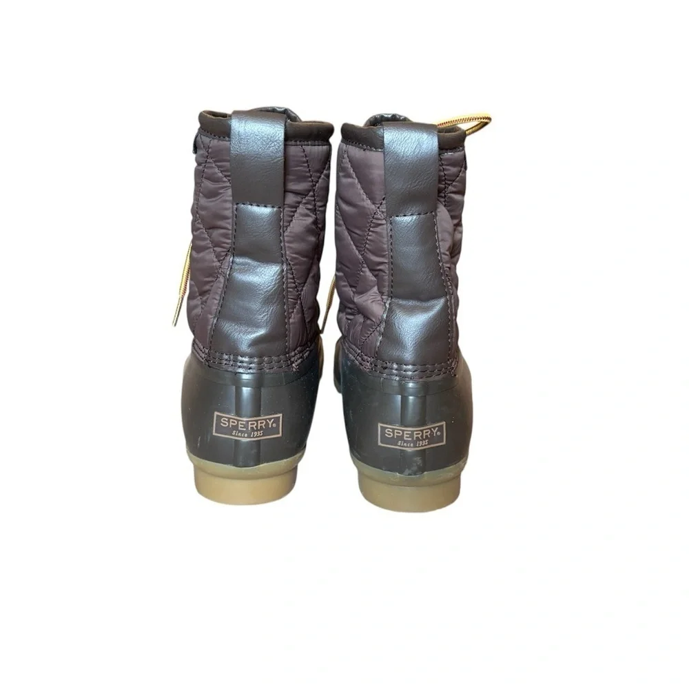 Sperry Men’s | Top-Sider Men's Saltwater Duck Rain Boot Brown Nylon size 11